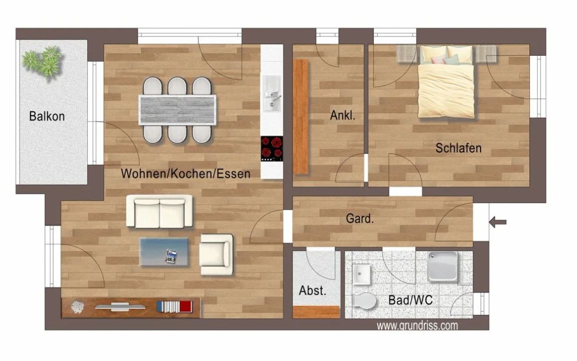 2-Zimmer-Eigentumswohnungen KfW 40 Plus Standard Neubau in Deggendorf